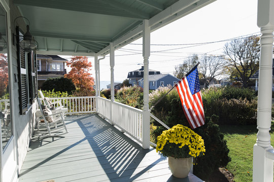 Fall porch