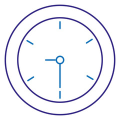 time clock isolated icon