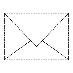 mail envelope isolated icon