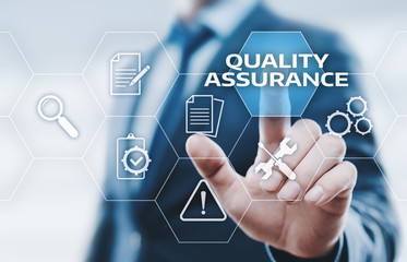 Quality Assurance Service Guarantee Standard Internet Business Technology Concept