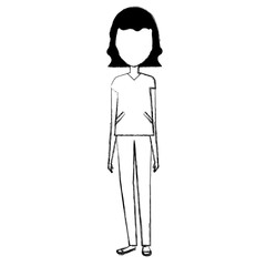 beautiful woman avatar character