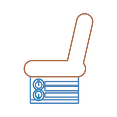  car seat vector illustration