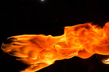 the texture of fire