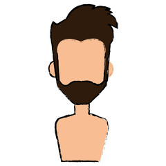 young man shirtless avatar character