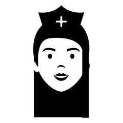 beutiful nurse avatar character