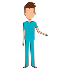 man surgeon avatar character