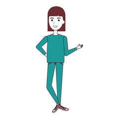 beautiful woman avatar character