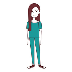 beautiful woman avatar character