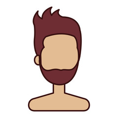 young man shirtless avatar character