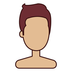 young man shirtless avatar character