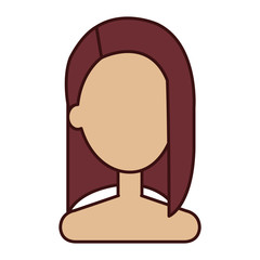 beautiful woman shirtless avatar character