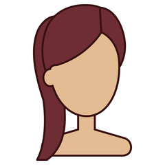 beautiful woman shirtless avatar character
