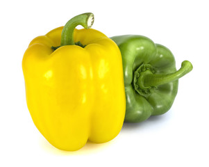 Bulgarian pepper isolated on white background