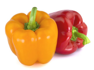 Bulgarian pepper isolated on white background