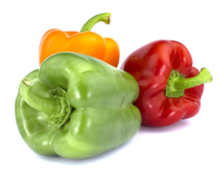 Bulgarian pepper isolated on white background