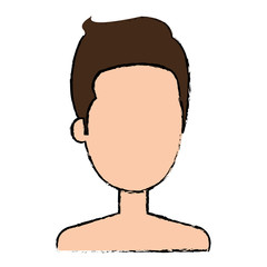 young man shirtless avatar character