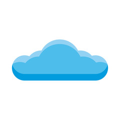 Cloud weather symbol icon vector illustration graphic design
