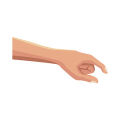 Hand holding something icon vector illustration graphic design