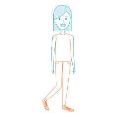 beautiful woman avatar character