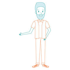 elegant man avatar character