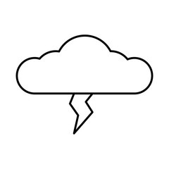 Cloud weather symbol icon vector illustration graphic design