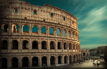 Fototapeta na wymiar Rome, Italy.One of the most popular travel place in world - Rom