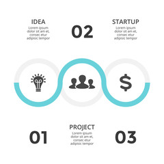 Vector circle arrows infographic, cycle diagram, graph, presentation chart. Business concept with 3 options, parts, steps, processes.