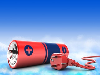 3d battery with power cord