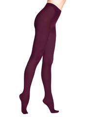 Legs of beautiful girl in red tights