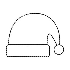 merry christmas hat icon vector illustration design