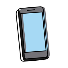 Smartphone mobile technology icon vector illustration graphic design