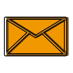 Email or mail symbol icon vector illustration graphic design