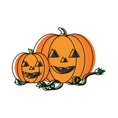 halloween pumpkins icon