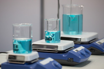 Equipment for medical laboratories. Magnetic stirrer.