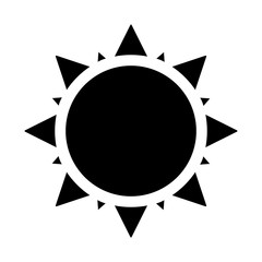 Sun isolated symbol icon vector illustration graphic design