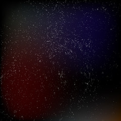 Vector background with starry night sky