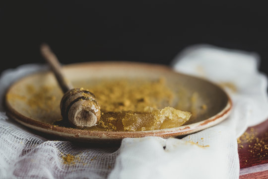 Honey and pollen