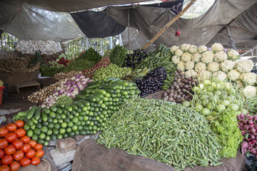 vegetables market