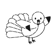 cartoon turkey icon