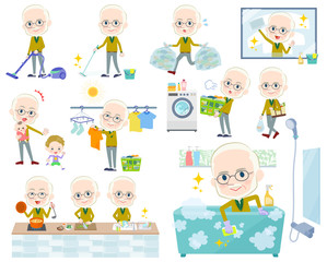 Yellow Ocher knit old man White_housekeeping