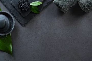 Rolgordijnen Luxury black spa © Rido