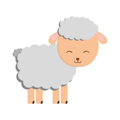 cartoon sheep icon
