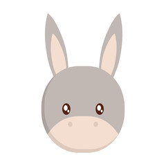 cartoon donkey icon