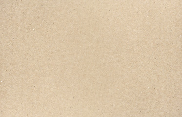 Smooth surface of brown carton or cardboard, background or texture of paper cardboard 
