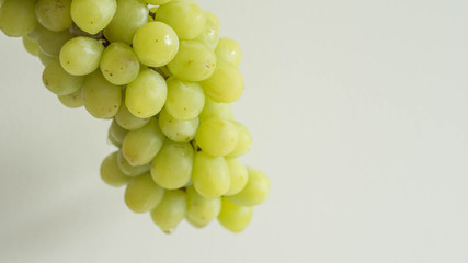 Fresh green grapes