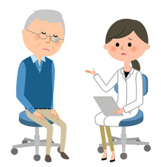 白衣の女性　問診　診察