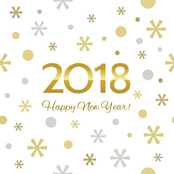 2018 Happy New Year background