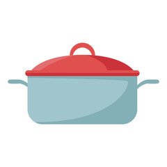 Pot kitchen utensil icon vector illustration graphic design