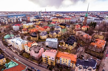 AERIAL VIEW OF HELSINKI ( DRONE