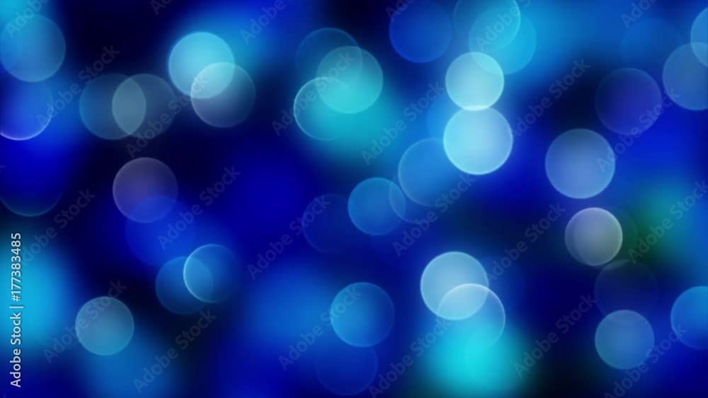 Canvas Prints blue bokeh background created by neon lights. 4k